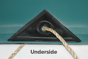 Eyelet underside